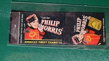 1930's Phillip Morris Matchbook Matchcover
