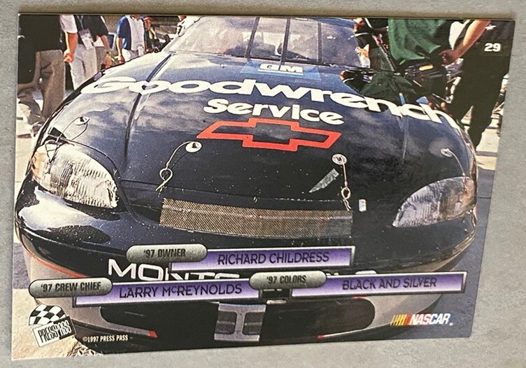 Dale Earnhardt 1997 Press Pass Premium Emerald Proof of 380 Card #29 + Bonuses! - Image 4 of 4