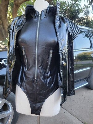 TATJANA WARNECKE TRIGO O.T. Vest Glossy Latex Made in Germany Set L/M