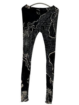［タグ付］Jean Paul Gaultier Tattoo Leggings JEAN PAUL GAULTIER Runway TATTOO DRAGON Leggings Pants COLLECTOR'S