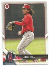 Jahmai Jones LA Angels 2018 Bowman Baseball Prospects Card