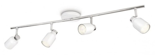 Philips Ecomoods Energiespar 4-er Spotbalken 4x GU10 10W Warmweiß 81cm 556743116 - Bild 2 von 3