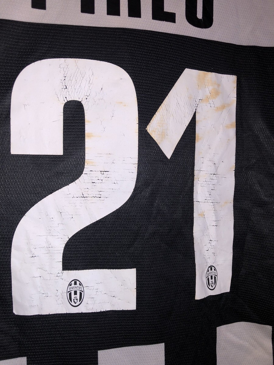 Rare Juventus 2012-2013 Home Football Jersey Size M #21 Pirlo Nike