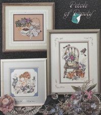 PETALS OF BEAUTY-Flowers-10 Design-Stoney Creek 89-Counted Cross Stitch Pattern