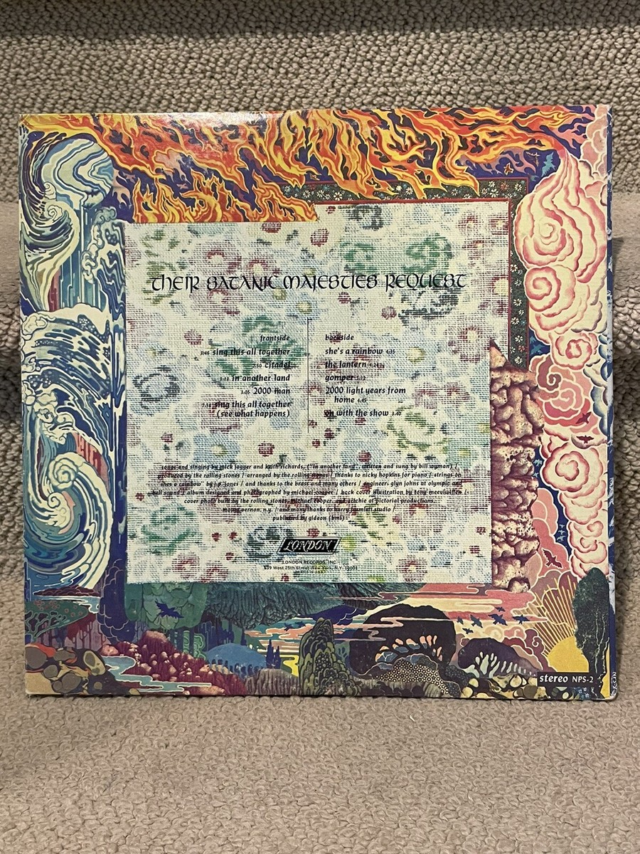 Rolling Stones Satanic Majesties uk レコード the-rolling-stones-their-