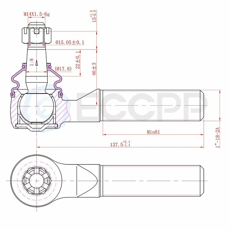 For Dodge Ram 2500 3500 13Pcs Front Ball Joints Sway Bars Track Bar Tie Rods Kit - Изображение 4 из 4