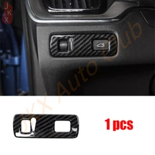 For Volvo XC90 2016-2021 Carbon Fiber Inner Headlight Button Bezel Cover Decor c