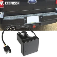 LED 2" Trailer Hitch Light Brake Light Black Cover For Ford Explorer Sport Trac