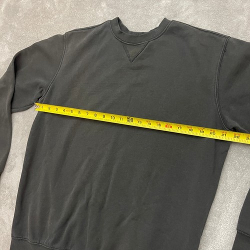 Carhartt Sweatshirt Mens Medium Black Midweight Crewneck Loose Fit Workwear K124 - Picture 4 of 8