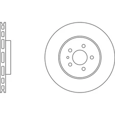 Apec Blue Brake Disc - Front SDK6172 - Fits Alfa Romeo Fiat Lancia Vauxhall