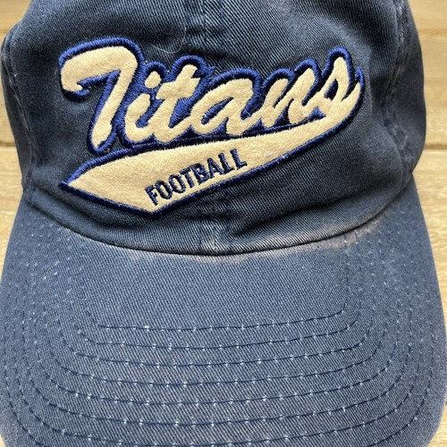 Distressed Tennessee Titans NFL Football Blue Athletic Strapback Hat Cap - Picture 3 of 11