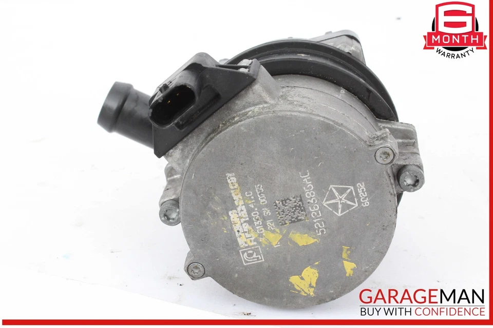 12-15 Fiat 500 Electric Auxiliary Coolant Water Pump 52126386AC OEM - Image 3 of 4