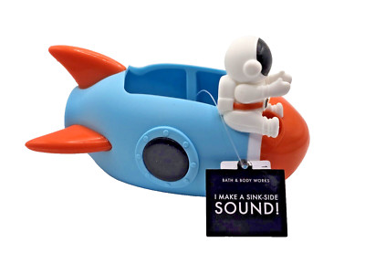 Bath & Body Works Foaming Soap Holder Astronaut Space Ship Buddy Plays Sound NWT