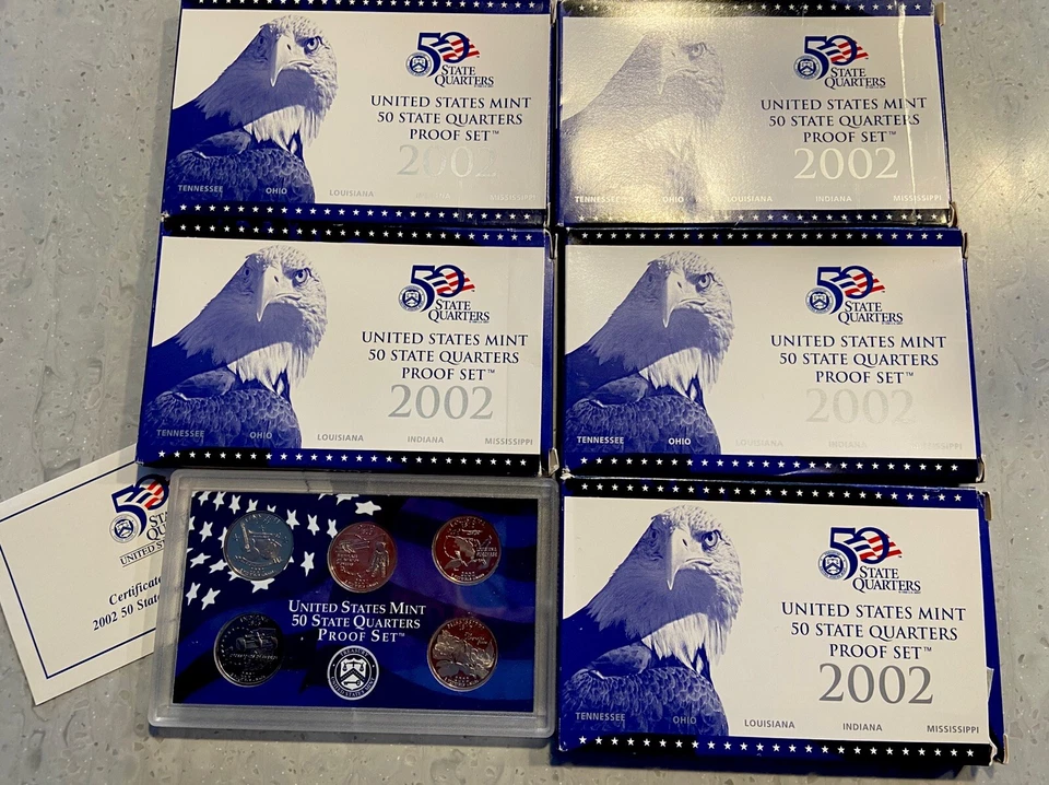 2002 United States Mint 50 State Quarters Proof Set - Image 2 of 2
