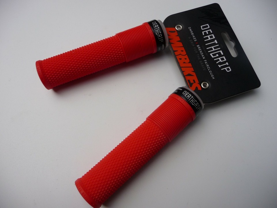 Dmr Brendog Death Non Flange Grip - Red Marble, Thin/Brendan Fairclough