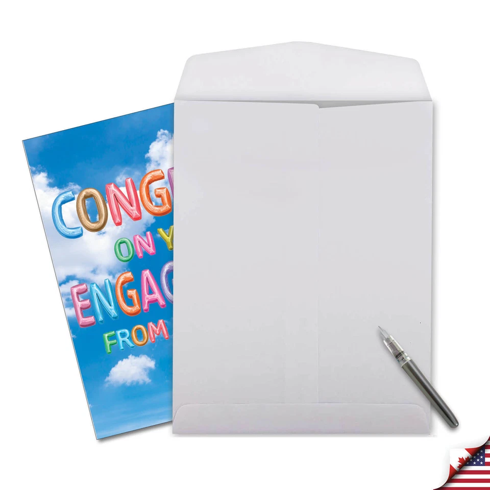 Tarjeta de compromiso (8,5 x 11 pulgadas) - Mensajes inflados J5651MENG-US Foto 4 de 4