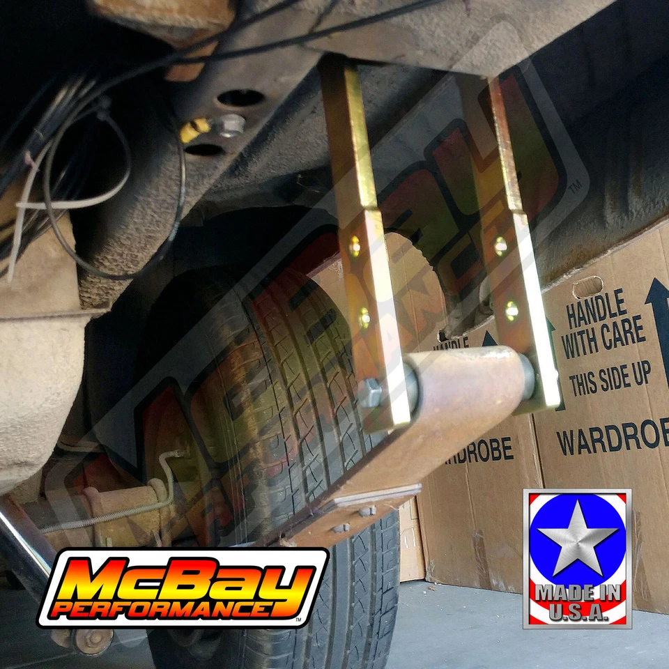 1"-4" Rear Adjustable 4-Position Leaf Spring Shackle Lift Mopar A-Body Made USA - Image 4 of 4