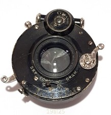 Rare Goerz Berlin Dagor 6,8/135 mm lens with Compound shutter. s/n 249283