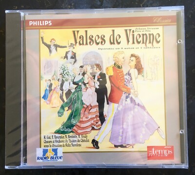 CD VALSES DE VIENNE , JOHANN STRAUSS , OPÉRETTE NEUF EMBALLÉ