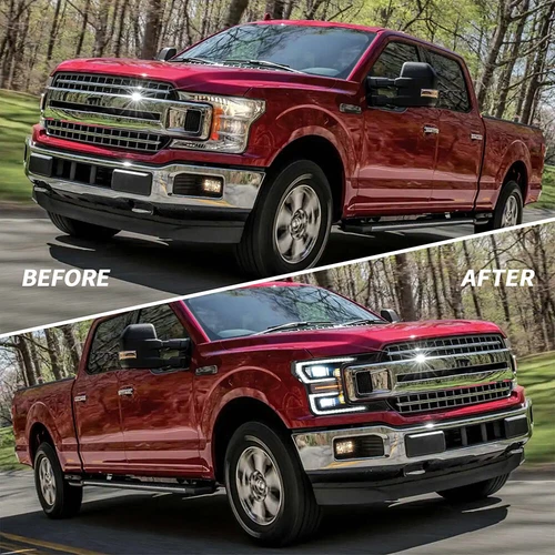 Faros LED VLAND para Ford F150 F-150 2018-2020 luces delanteras con equivalente - Imagen 8 de 15