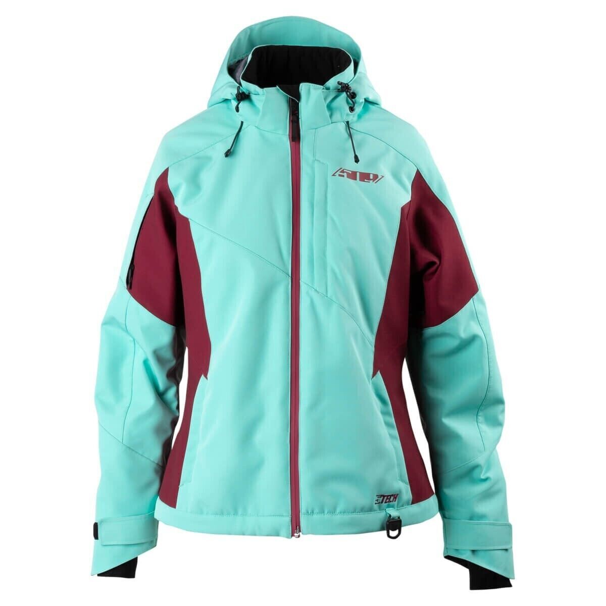 509 Women's Range 5TECH Snowmobile Jacket Insulated Teal Maroon | eBay