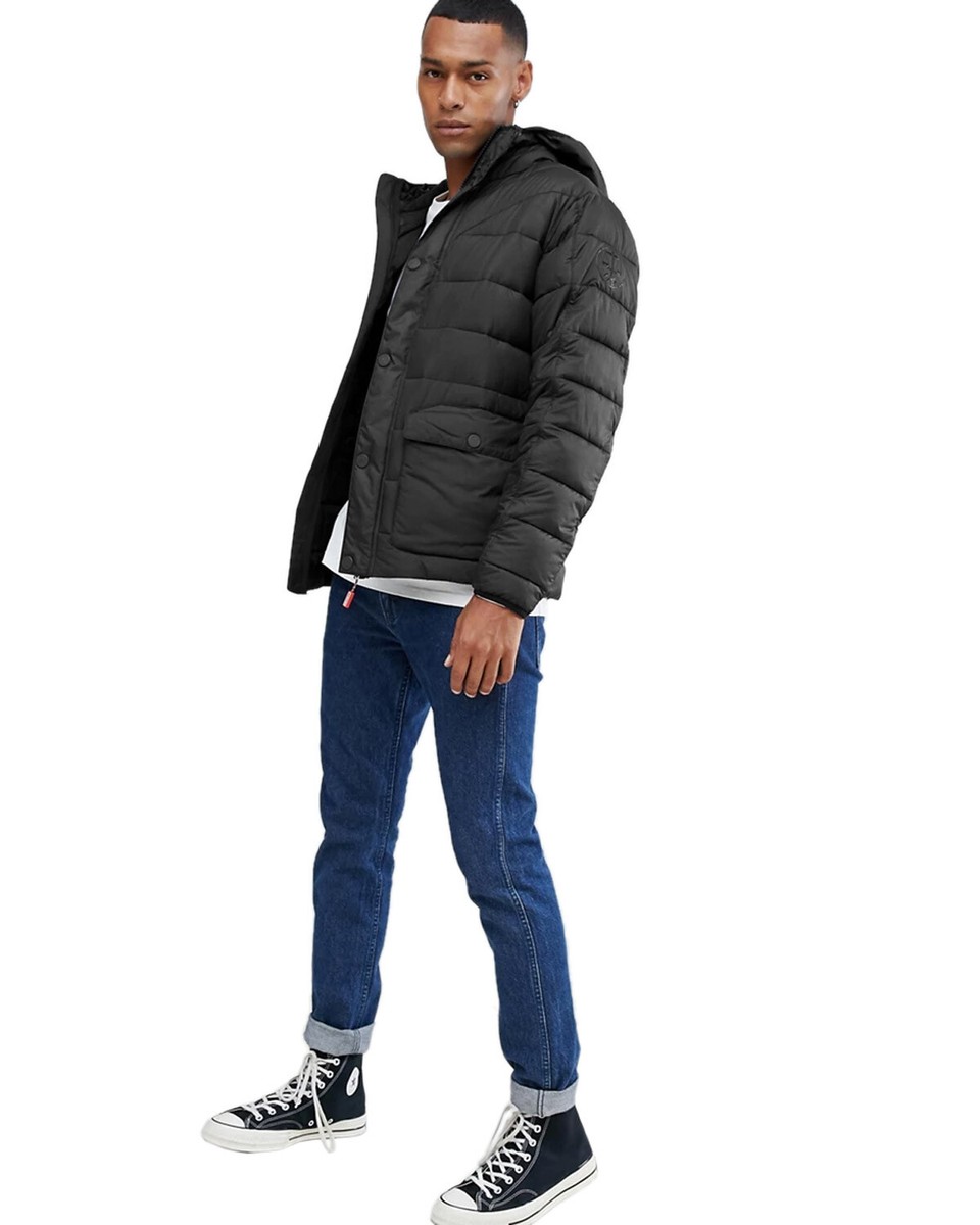 Hunter Mens Original Puffer Jacket US Large / UK 42-44 Black Hunter Mens Original Puffer Jacket US Large / UK 42-44 Black