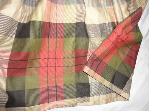 GONNA LETTO QUEEN CHAPS HUDSON RIVER GRIGIO VERDE NERO ROSSO CREMA PLAID (1) GOCCIA 15" - Foto 7 di 10