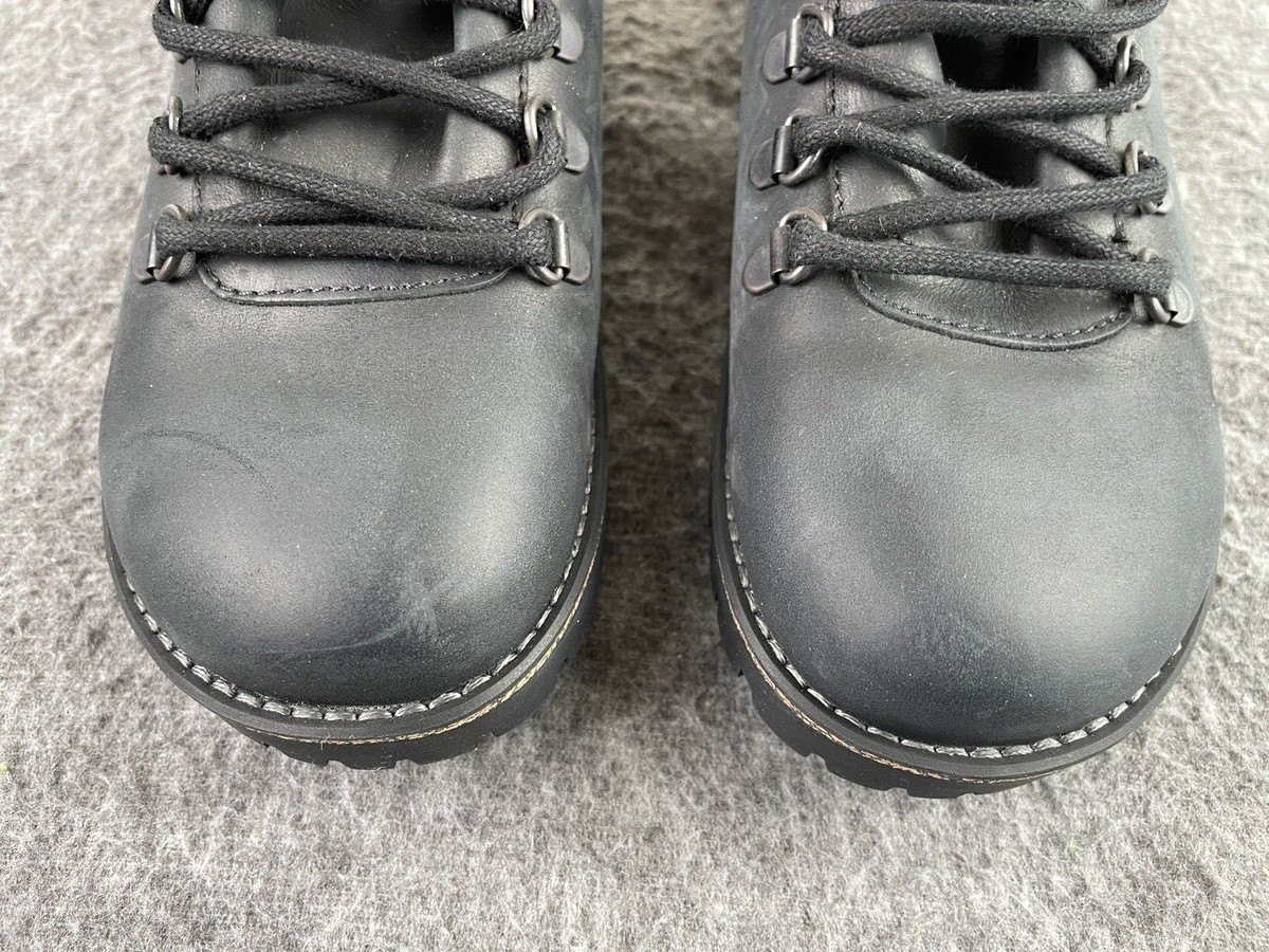 Birkenstock Jackson Black Nubuck Leather Boots Women Size 37/US 6