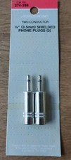 NOS Archer Radio Shack 2 Conductor Phone Plug 274-288 3.5 Shielded Plugs