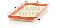 Mann-Filter C 3361-2 air filter for Mercedes-Benz