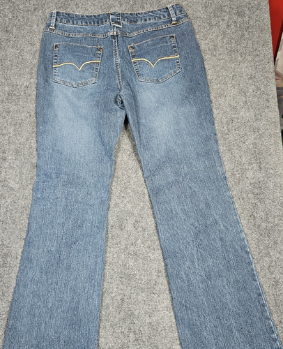 MIXIT Jeans Women's Size Petite 10P embrodery Flare Boot 31 x 30 - Picture 2 of 9