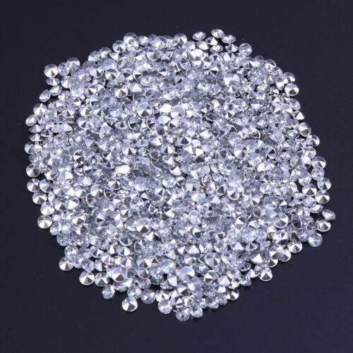  1000 Pcs Crytal Accessories Clear Acrylic Vase Rhinestone Cone Drill Apparel - Picture 1 of 17