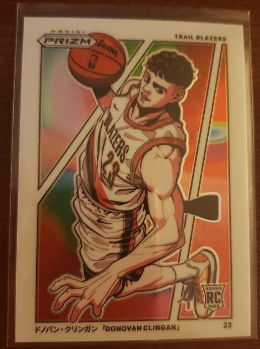 Donovan Clingan 2024-25 Panini Prizm Manga #10 Rookie Card (RC) - Short Print