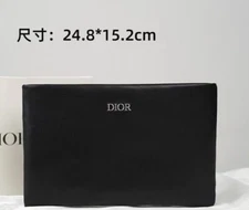 Dior Beaute Black Houndstooth  Cosmetic Case Makeup Bag Pouch