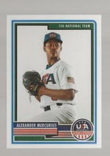 V78a) 2023 Panini USA Baseball Stars and Stripes Alexander Mercurius RC #33