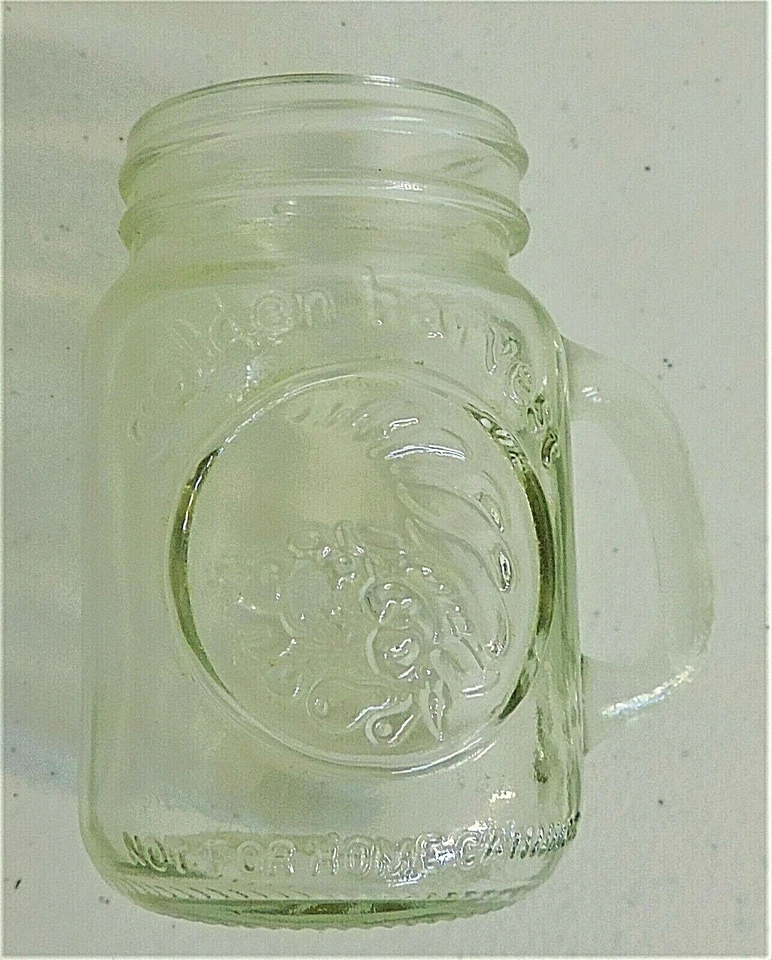 Golden Harvest ~ Tarro Ball Mason 4 onzas vasos PLATO-19-220 Foto 2 de 4