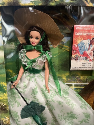 Scarlet Ohara Barbie and Clark Gable Kent da collezione raro vintage - Foto 2 di 9