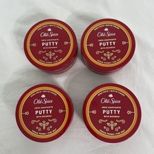Old Spice Stay In Place Putty With Beeswax Lot of 4