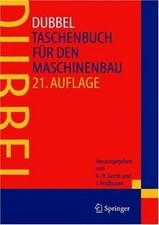 Dubbel: Taschenbuch für den Maschinenbau  von Heinr... | Buch | Zustand sehr gut