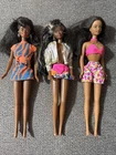 Vintage 1987 & 1990 Superstar Era Barbie African American Doll Lot 3 Dolls