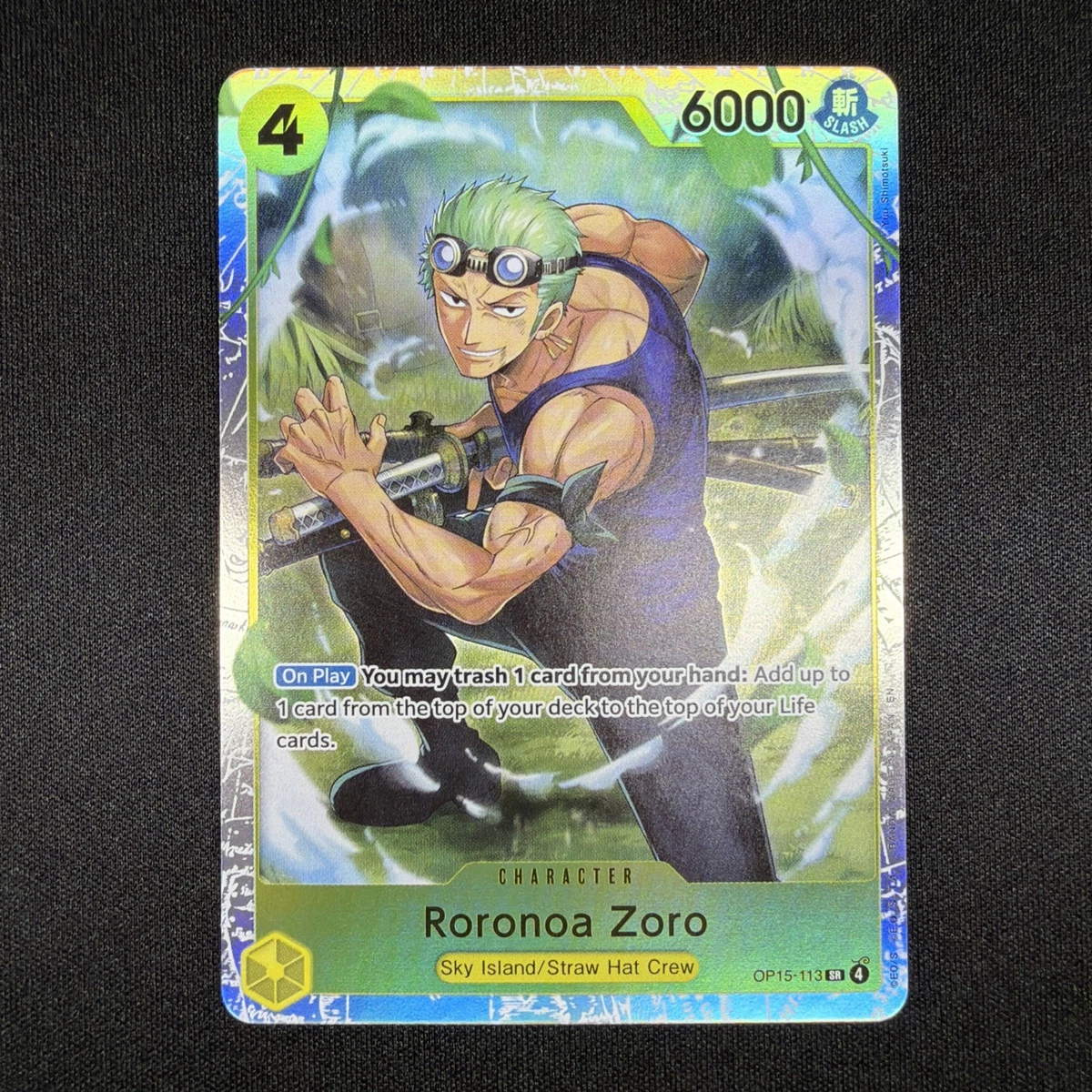 Roronoa Zoro OP15-113 Adventure on Kami's Island for sale | eBay