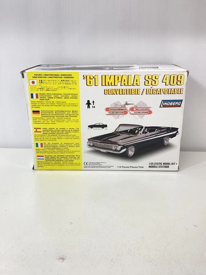 Пластиковая модель автомобиля других брендов 61 IMPALA SS 409 бывшая в употреблении - Изображение 4 из 4