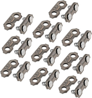 10 Sets 3/8''(0.375'') Chainsaw Chain Joiner Link Repair Preset Tie Straps, Chain