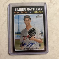 2020 Topps Heritage Minor League Edition - Real One Autographs Max Lazar#ROA-MLA
