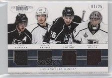 2011 Dominion Quad Jerseys 1/25 Anze Kopitar Dustin Brown Jonathan Quick #12 0c3