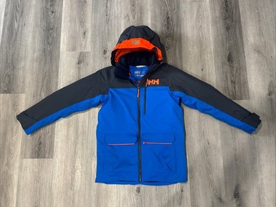 Helly Hansen Ridge Shell 2.0 Jacket 152/12 (Blue & black & orange accents)