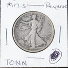 1917 S WALKING LIBERTY HALF DOLLAR *VERY GOOD DETAILS*