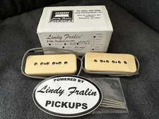 Pickup for Electric Guitar Lindy Fralin P-90 Soapbar Set Cream