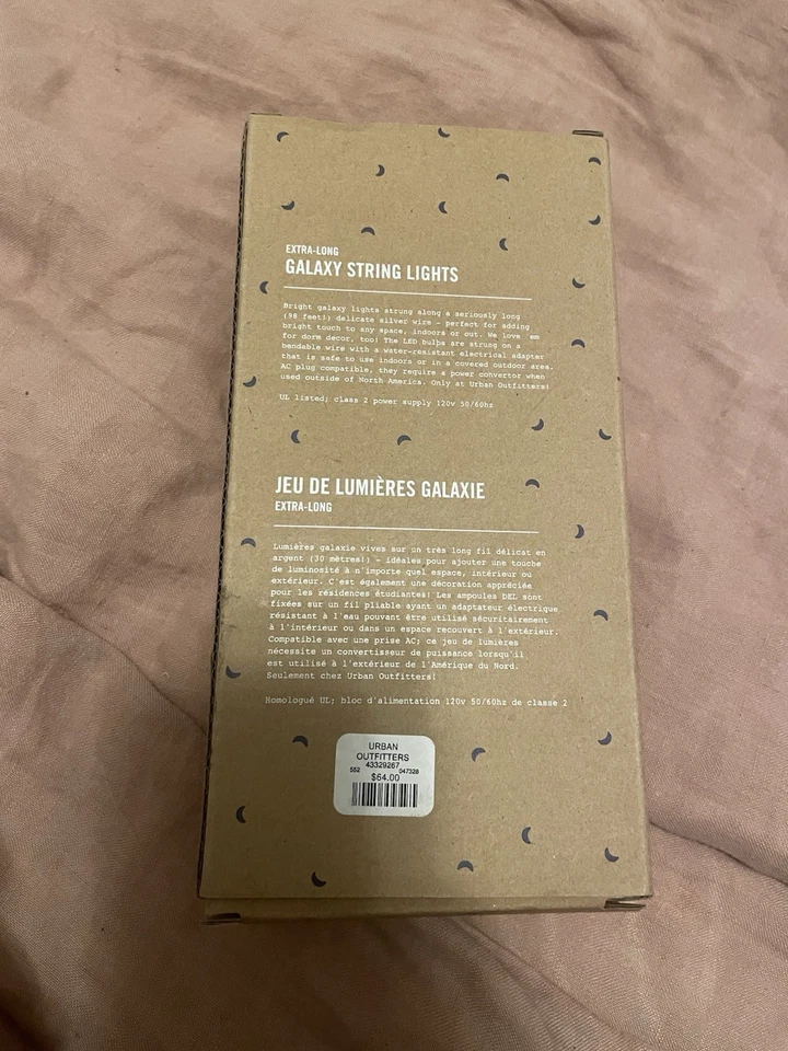 Urban Outfitters Galaxy String Lights Extra Long 98ft Indoor Outdoor - Image 3 of 4