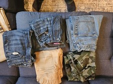 5 Pair Of Boys Size 14 Pants. Cat And Jack Brand And Hawk.